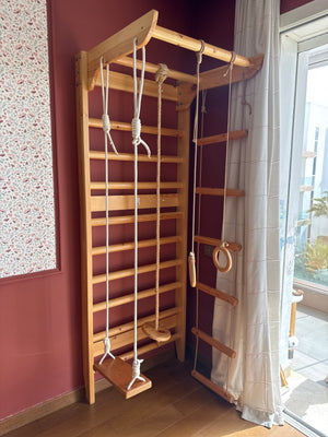 Echelle en bois pour oiseaux | Echelle en bois de Java 60cm | Zoo Roco