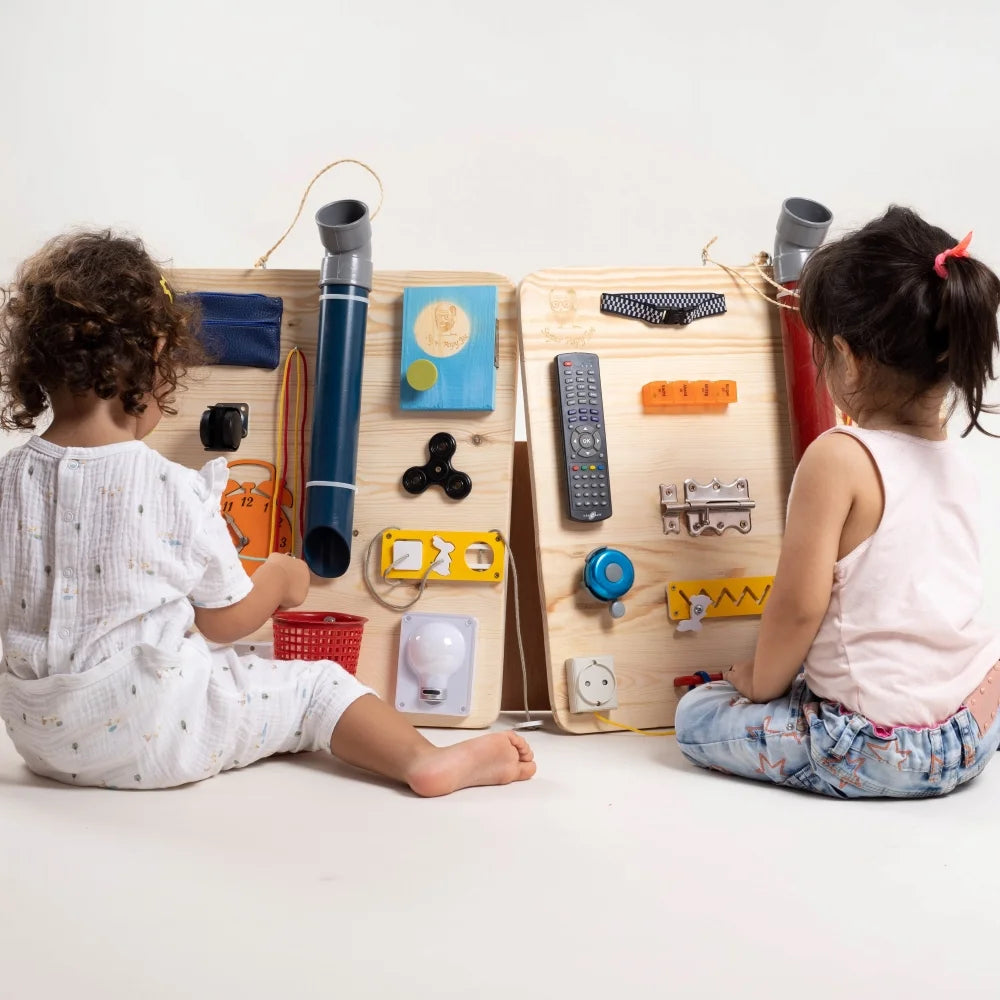 Busy board pour bébé planche sensorielle - Un petit génie